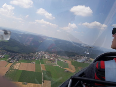 Soweit das Auge reicht... - Die Aussicht überwältigte bei jedem Start neu und ist auf einem Foto wohl kaum festzuhalten